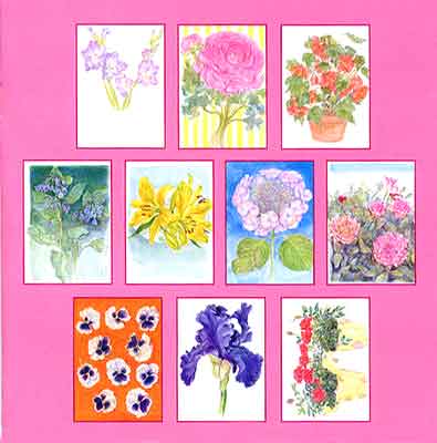 Ling's Flowers III Cards