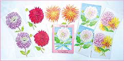 Ten Dahlias II Cards image