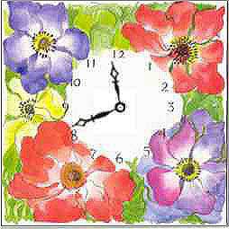 Anemone Clock image